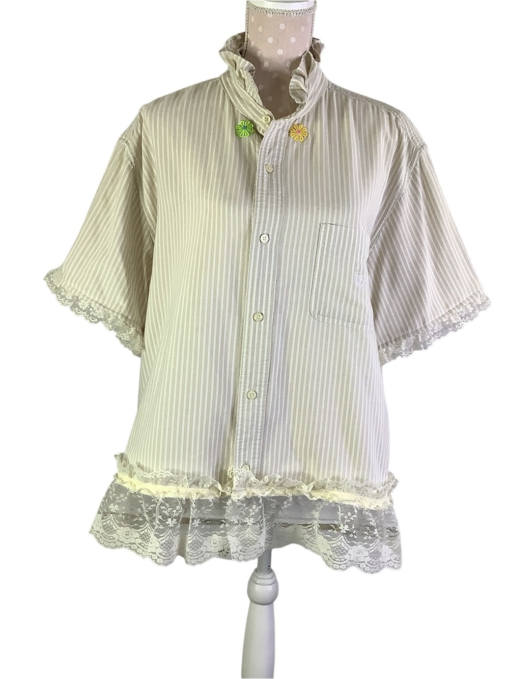 Upcycled Chaps shirt